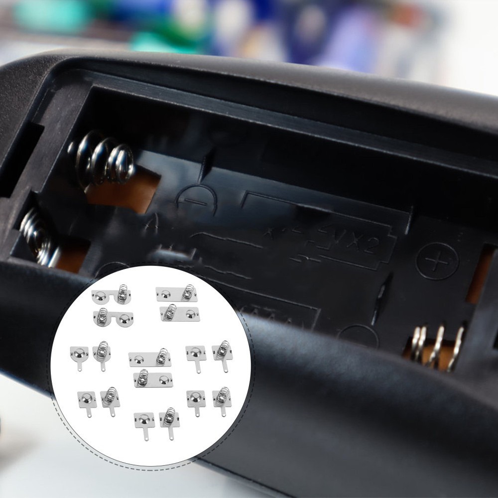 1 Set Battery Contact Batteries Metal Spring Battery Spring Contact Plate for