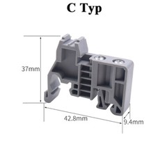 35mm DIN Rail Slotted Top Hat Length 85mm – 380mm For Circuit Breakers