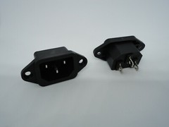 2 Pack AC Computer Power Supply Electric Cable Connection Socket Port Jack 250V
