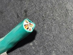 Vertical Cable 214-2325 18/4C+22/3P+22/4C+22/2C Riser Access Control Green /50ft
