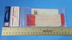 ONE-BRADY, SCN-10-9, Clip Sleeve pack of 300 for Wire Dia, 16-14AWG, 0.109-0.133