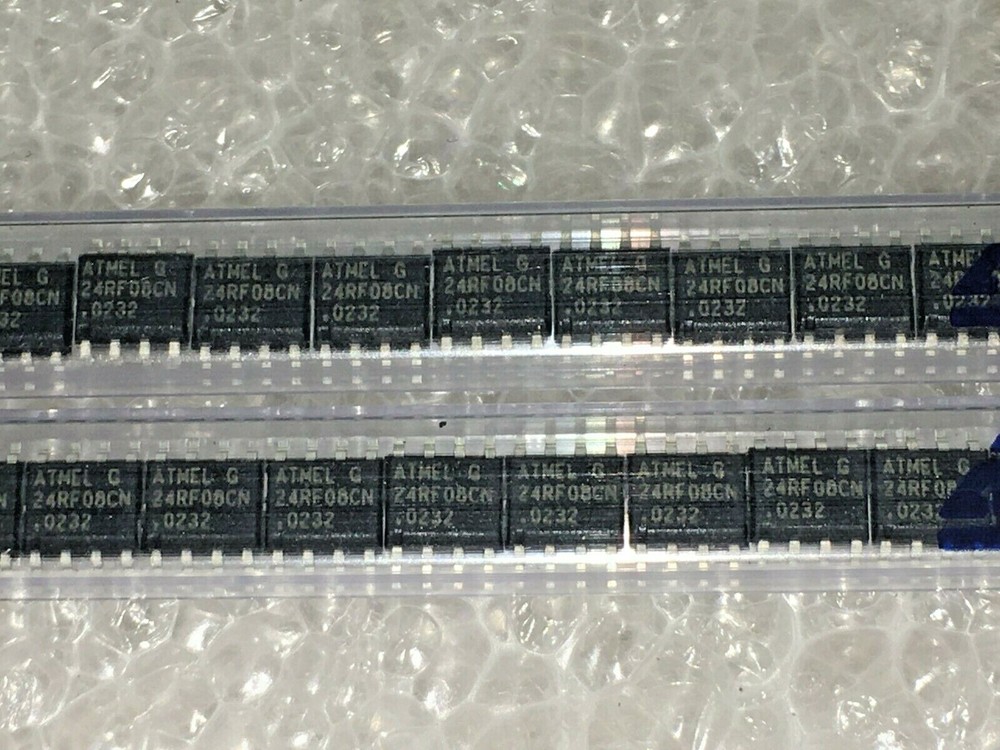 (24 PIECE LOT) AT24RF08CN-10SC, ATMEL, IC EEPROM 8KBIT 100KHZ 8SOIC