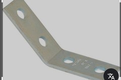 Qty 10 ~ EATON B-Line B248HDG Hot Dipped Galvanized 45° Angular Unistrut B248