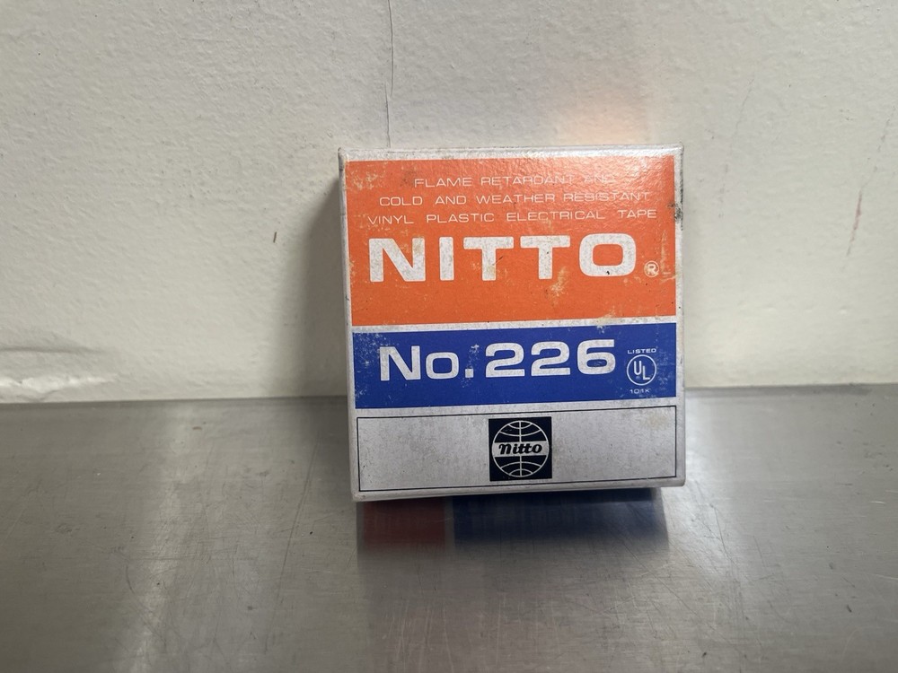 Vintage Electrical TAPE BLACK NITTO NO. 226