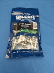 Belden Double Bubble DB6BNCU BNC Connector for RG-6 Cable (25-Pack)
