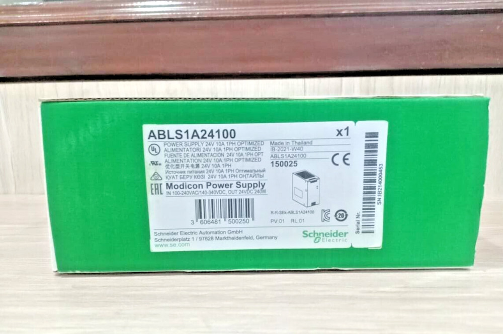 1PC SCHNEIDER ABLS1A24100 Regulated Power Supply, 100-240V AC,24V 10 A – NEW