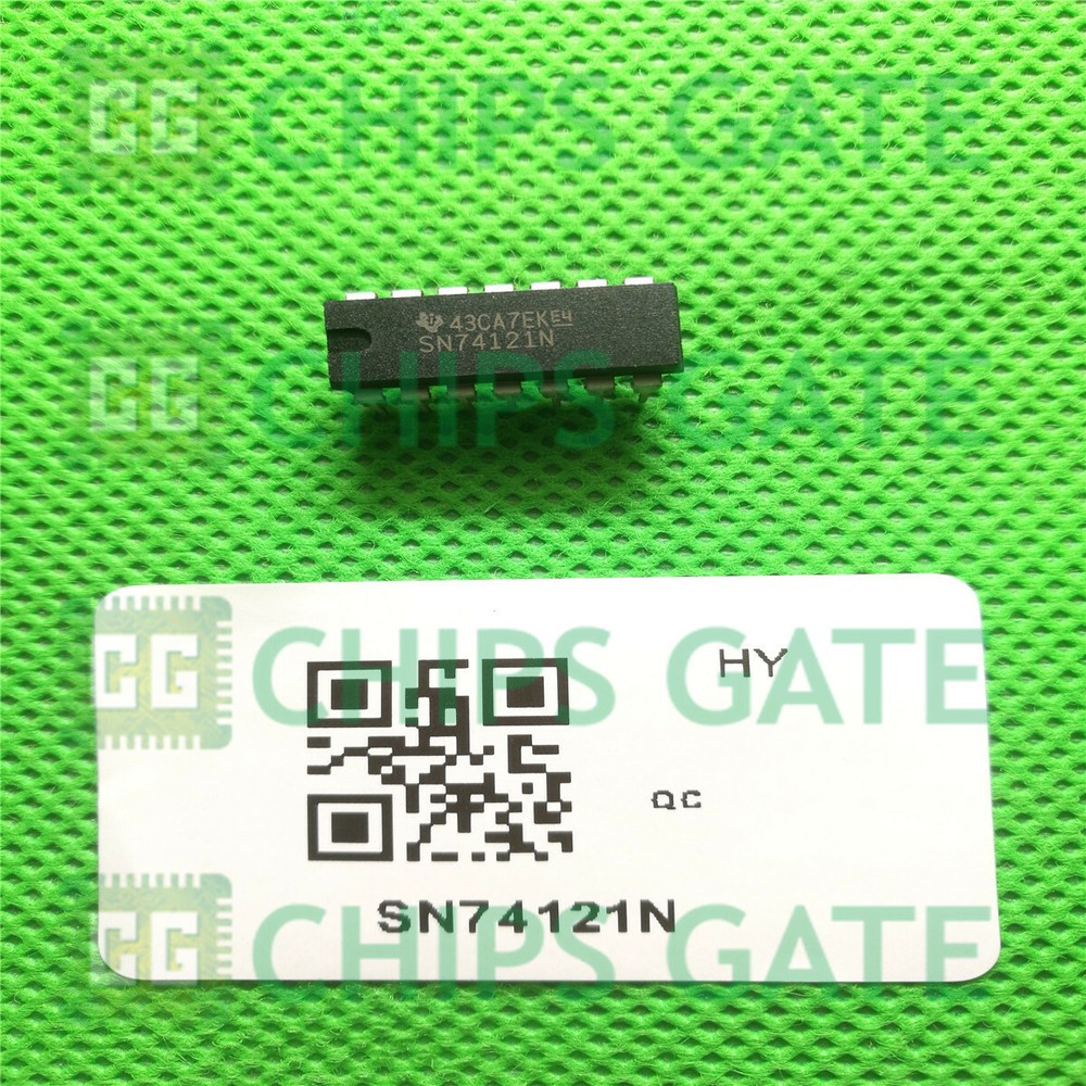 2PCS SN74121N Encapsulation:DIP-14,MONOSTABLE MULTIVIBRATORS WITH