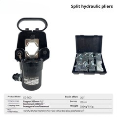CO-400 Split Hydraulic Pliers Cable Lug Crimping Tool – Portable Split Crimper