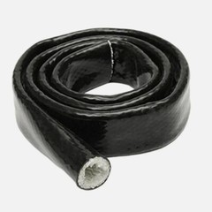 Φ4-70mm Black Silicone/Fibreglass Fire Sleeving HIGH TEMP Sleeve Insulating Hose