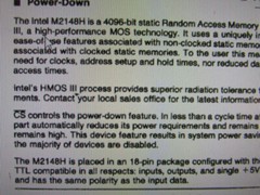 MD2148H-3/B INTEL HIGH SPEED 1024 X 4-BIT 4096-BIT SRAM MILITARY TEMP 18PIN CDIP