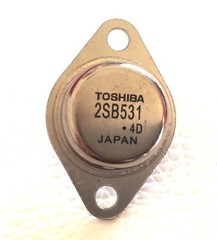 Toshiba 2SB531 + 2SD371 PNP+NPN Silicon Power Transistor