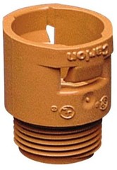 Carlon A343F, 1″, Orange, PVDF, Threaded Male, ENT Conduit Adapter, 1 pc