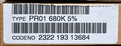 1000x Metal Film Resistors 680kΩ CODENO 2322 193 13684 680000 Ohm