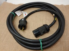 Carol 3/C 10AWG 600V UL Listed Water Resistant Extension Cord 30A 250V Hubbell