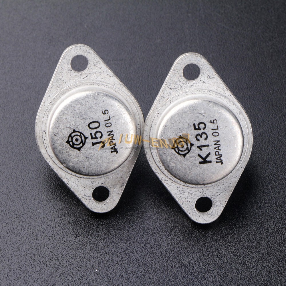 NEW 1pairs HITACHI Transistor TO-3 2SJ50+2SK135 J50+K135