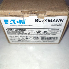 10PCS LOT- Eaton Bussmann 100NHG000B NH series low voltage Fuse, 500V/100A- NEW