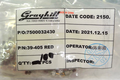 Grayhill 39-405-RED SWITCH PUSH BUTTON SPST N.O. (100 PIECES)