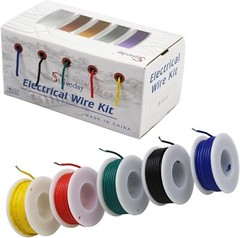 Versatile 28AWG Single Strand Copper Wire Box – 10M Cable for Electric Projects