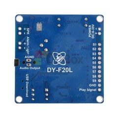DC6-35V Voice Playback Module 9-Channel one-to-one Independent Low-level Trigger