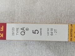 Kearney 29723 Fuse Link Type QA 5 Ampere 6416-2T Cooper Power Fit-All Medium MV