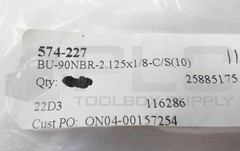 NEW BAG OF 24 574-227 BACK UP RINGS NITRILE 2.125 X 1/8