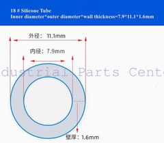 1pc 17#/5m 18#/5m 15#/5m 24#/5m 35#/5m Peristaltic Pump Special Silicone Hose