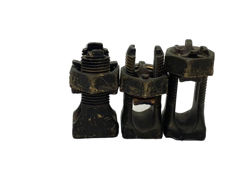 USED LOT OF 3 Ilsco 250 Rub 8-250 Tap Split Bolt Connector 1K-250