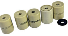Lot of 5 each HH Smith 2262 Ceramic Standoff Abbatron NL523W04-010 Insulators