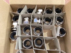 Agro 1000.32 Nickel Plated Brass M32 x 1.5 Cable Gland (Pack of 17)