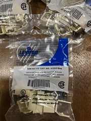 Leviton 41084-BAB Quickport Snap-In Blank Module Almond Lot of 20 -10 pack