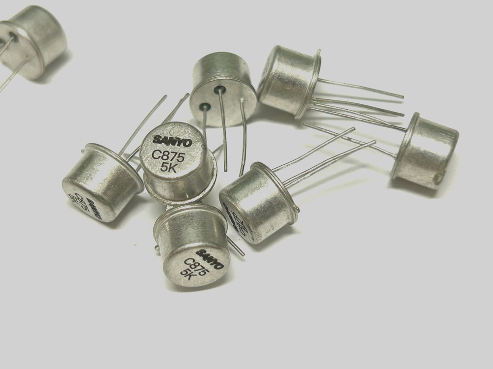 LOT OF 2 2SC875 NTE128 NPN audio transisto Compl to NTE 129 BY SANYO
