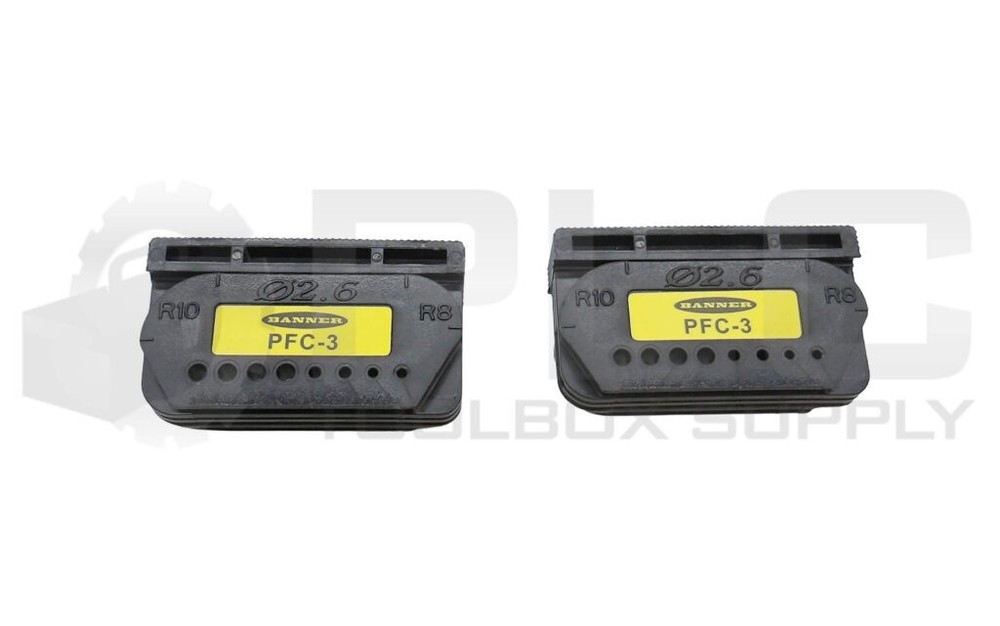 LOT OF 2 BANNER PFC-3 FIBER OPTIC CABLE CUTTER