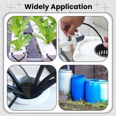 20PCS Rubber Grommets 3/8″(10mm) Drill Hole, 1/4″(6mm) ID Durable White Silic…