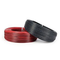Twin Core PVC-Insulated Flexible Cables, 16-30 AWG Tinned Copper Wires