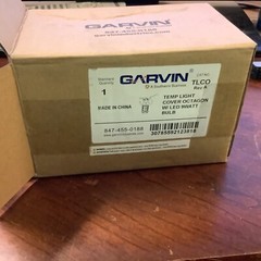 Garvin TLCO Temp Light For Round/Octagon Boxes W/9 Watt LED Theft Resistant