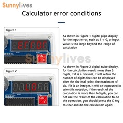 LED Digital Tube Display Calculator Electronic DIY Kit Soldering Practice Parts