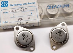 1 piece SGSP579 N-CHANNEL MOSFET 500V 0.70 Ohm 9A 150W TO-3
