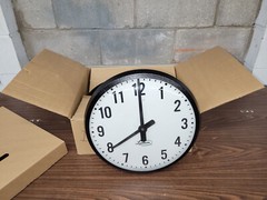 Lathem Wall Clock (Black)