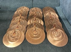 BLACKBURN Copper Ground Plate 10″ Dia #14 Sol. to 4 Str. AWG, Lot of 50*
