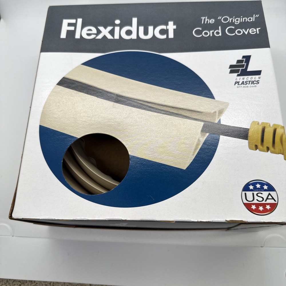 Flexiduct Cord Cover Cable Management 6 ‘x 5/16