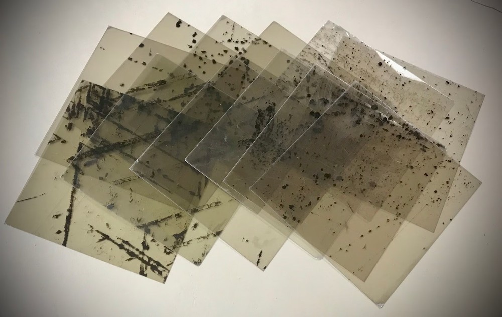Mica Tiles Pack – Stained Spotted Mica, Stove Mica, Pack Of 10, Two Sizes