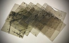 Mica Tiles Pack – Stained Spotted Mica, Stove Mica, Pack Of 10, Two Sizes