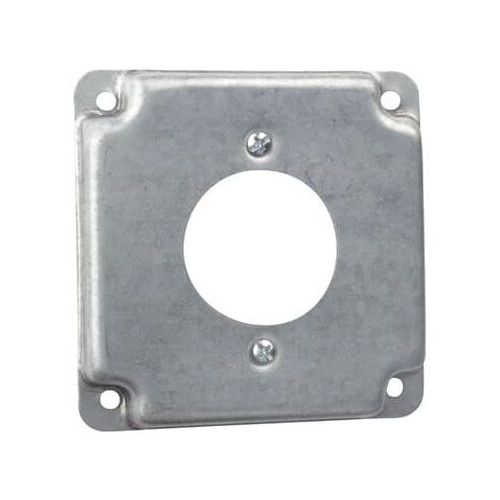 Thomas & Betts RS-15, 4″ Box, 1/2″ Raised, Steel, Square Surface Cover, 1pc
