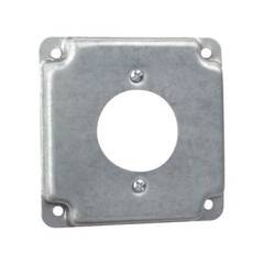 Thomas & Betts RS-15, 4″ Box, 1/2″ Raised, Steel, Square Surface Cover, 1pc