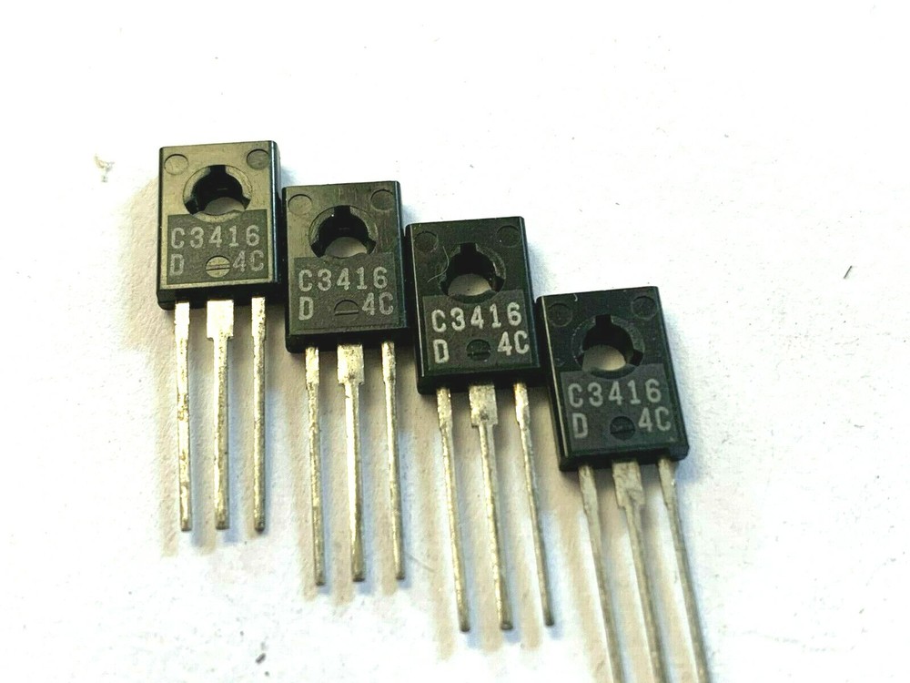 4 Pieces 2SC3416 0.1a 200v npn | FREE Shipping within US!
