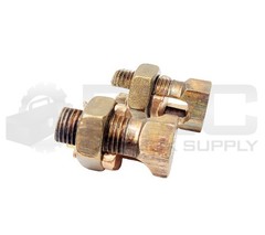 NEW LOT OF 2 ABB THOMAS & BETTS 10H COPPER SPLIT-BOLT CONNECTOR 4-1/0STR
