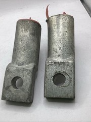 Lot Of 2 Hubbell VCEL-075-H1 1-Hole Compression Lug Terminal 500CU *dented