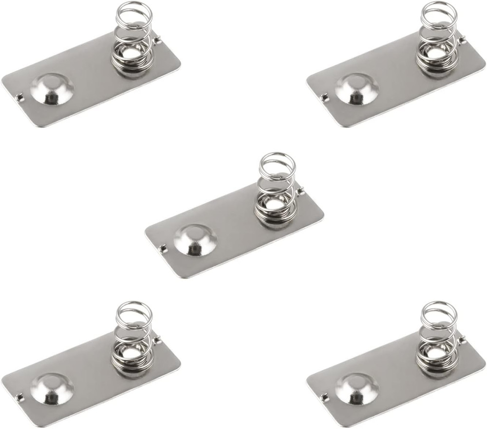 20Pcs Battery Springs AA Metal Contact Plate Replacement Positive to Negative Co