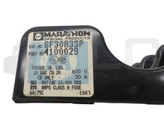 LOT OF 2 MARATHON 6F30A3SP FUSE HOLDER 3P 600V 30A 4100029