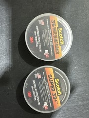 3 Scotch Electrical Tape Profesional Grade 3/4×66 Ft One 35 White, two 33+ Black
